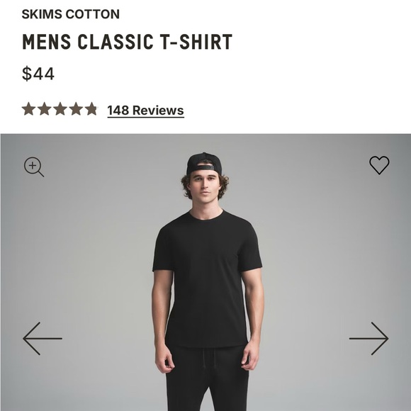 Skims Men's Classic T-Shirt - Picture 5 of 5